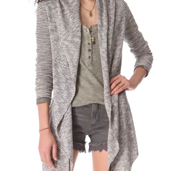 Free People Sweaters - FREE PEOPLE FOR KEEPS HOODED CARDIGAN